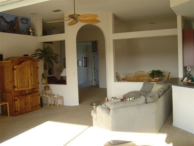 Looking from the Patio
