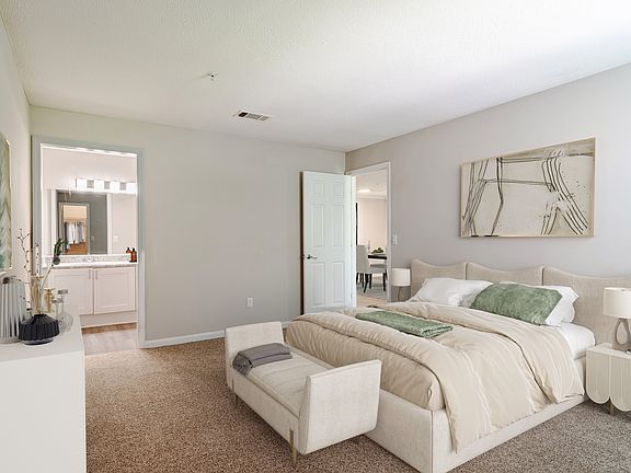 Bedroom with Attached Bathroom