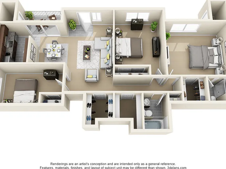 The Adams 3 Bedroom Floor Plan The Adams 3 Bedroom Floor Plan