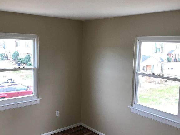 Upstairs bedroom, fits queen size bed easily and has double closet