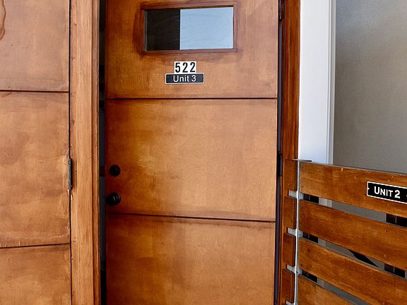 Entrance to studio apartment