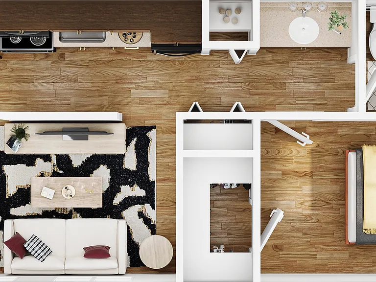 1BR/1BA - A 1 1BR/1BA - A 1