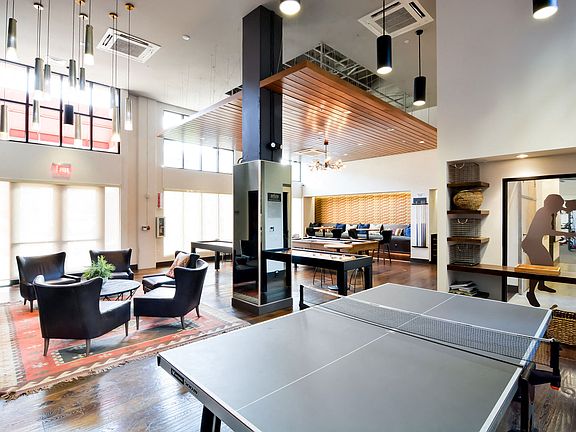 Unwind with a friendly game of table tennis