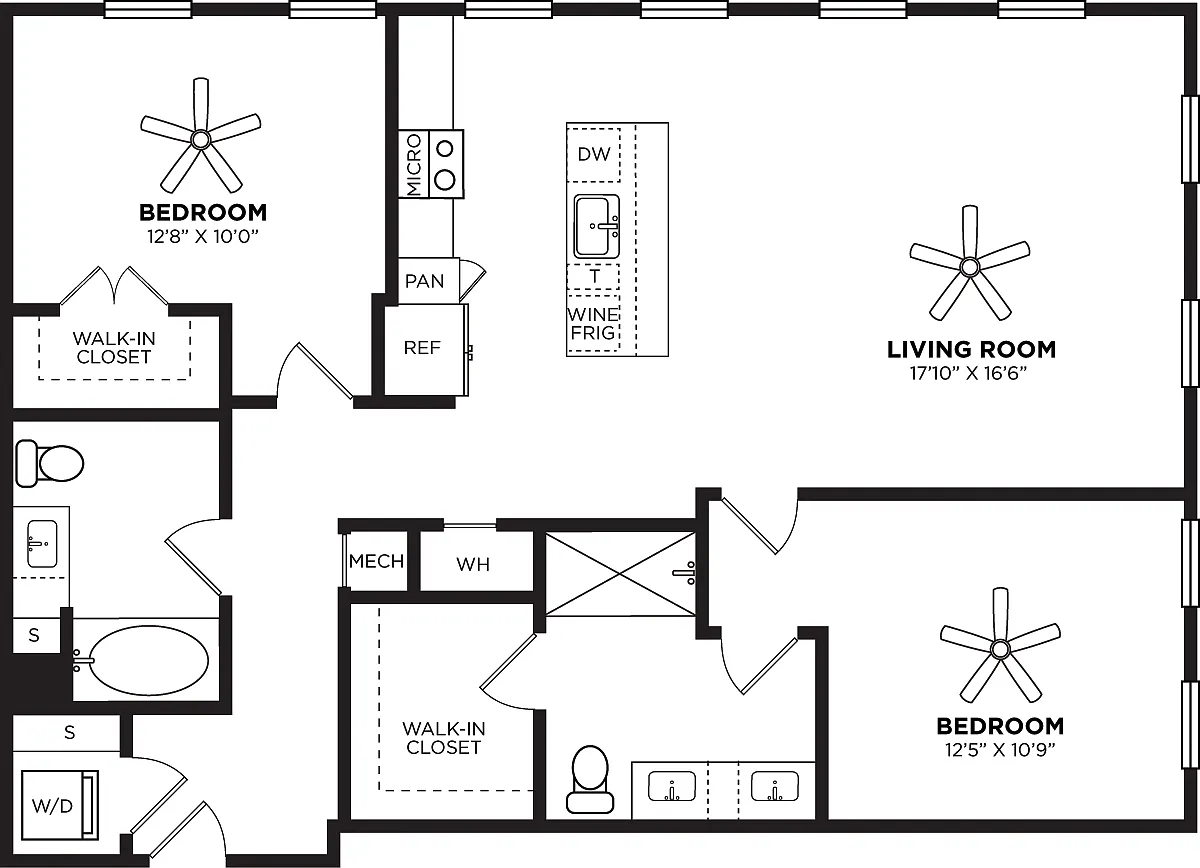 Floor plan B17 No Balcony