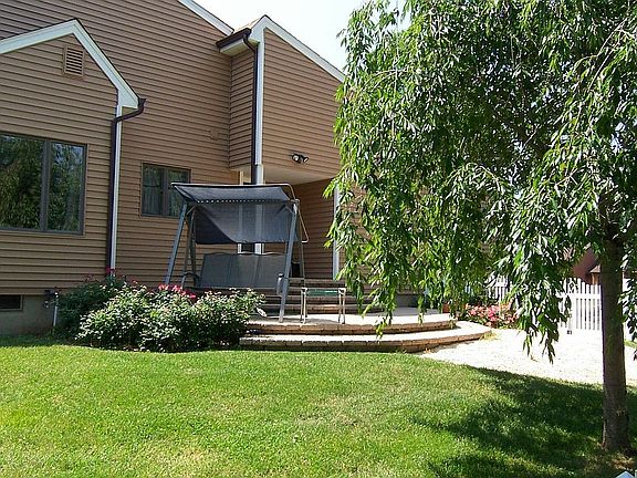 Side Yard with Stone Patio