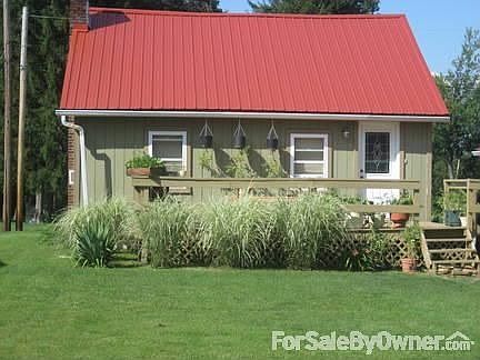 Back of home and deck