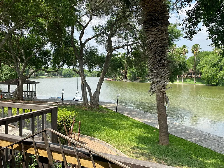 Back boardwalk just of your property