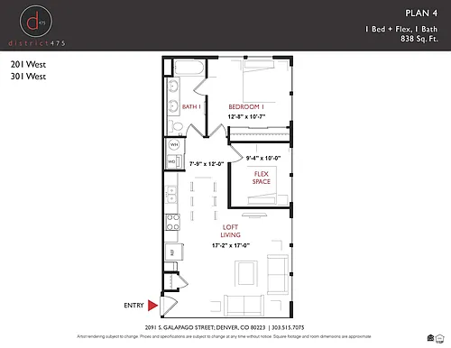 Floor plan Plan 4