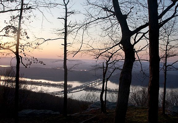 View of the Sunset from the house.