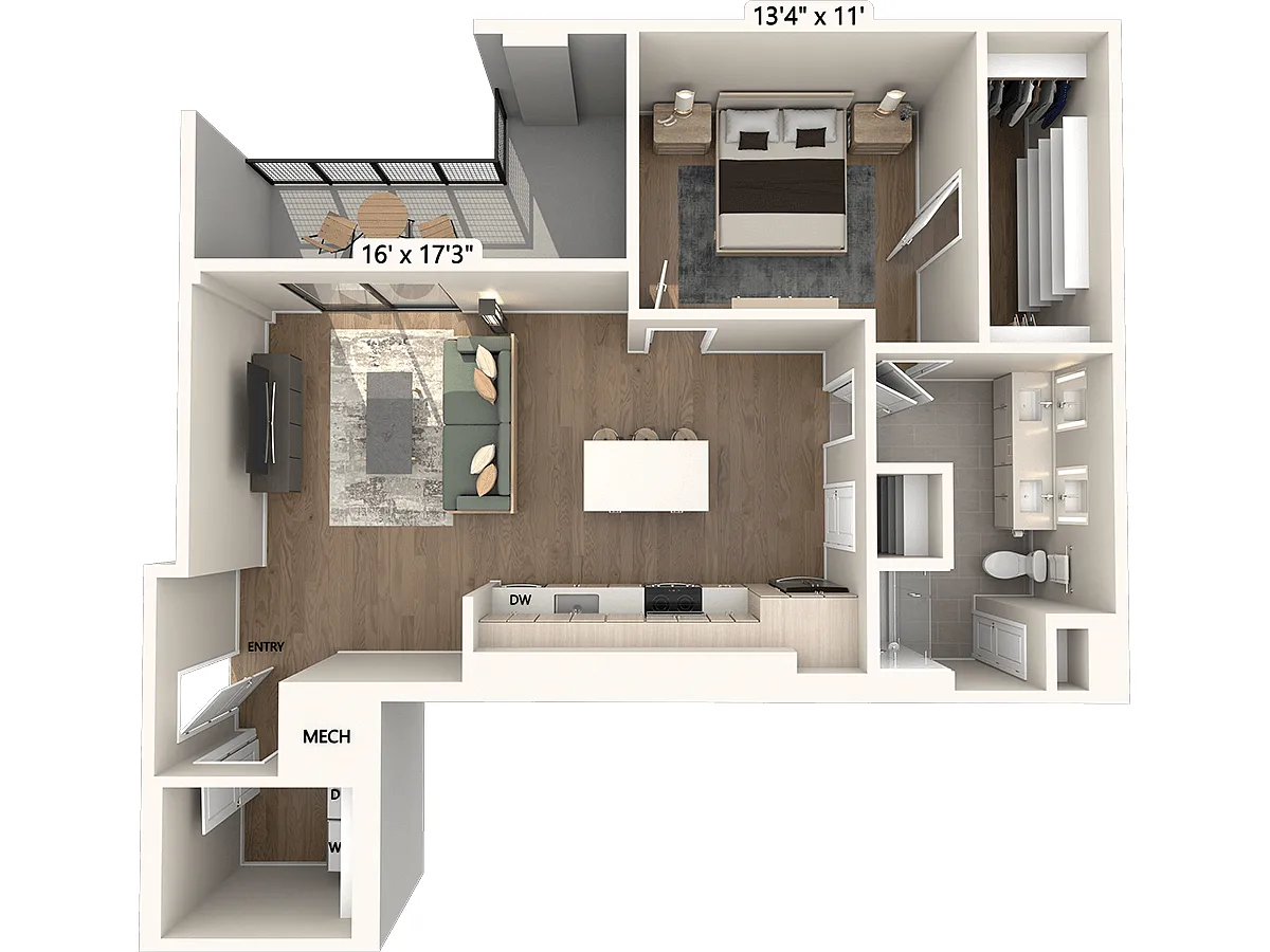 Floor plan A14-Scheme2
