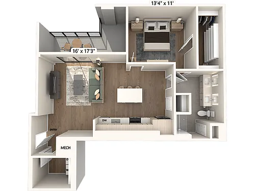 Floor plan A14-Scheme2