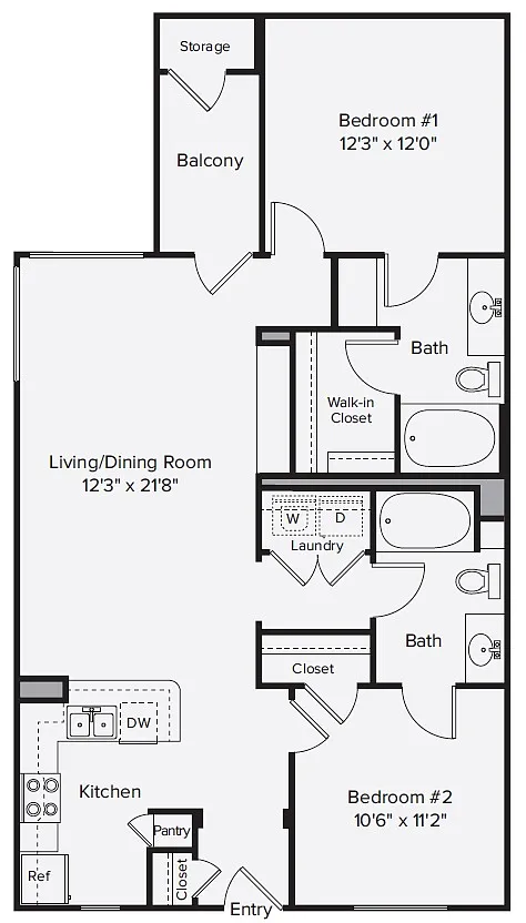 Floor plan B1
