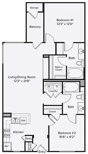 Floor plan B1