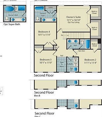 Upper Lvl Floor Plan
