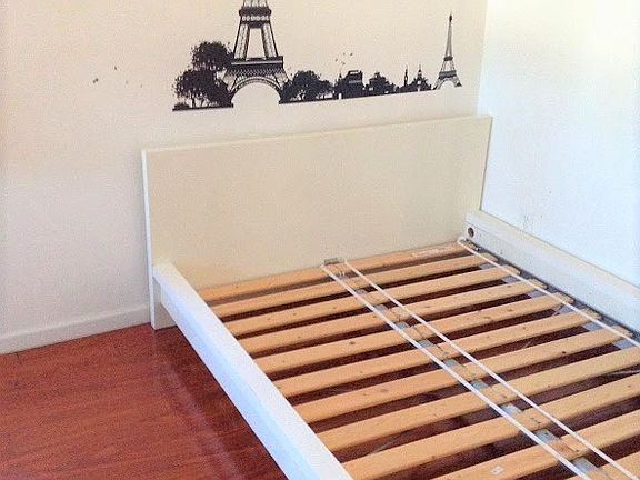 Can easily fit a queen size bed, desk, and more!