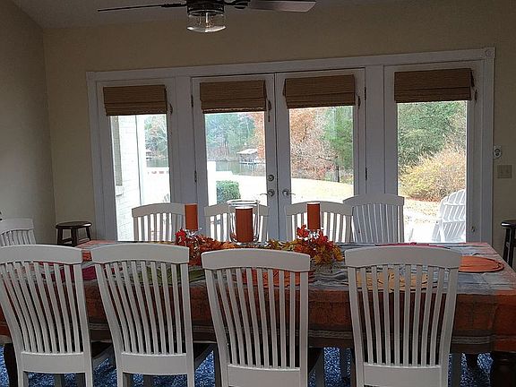 Large windows from Kitchen