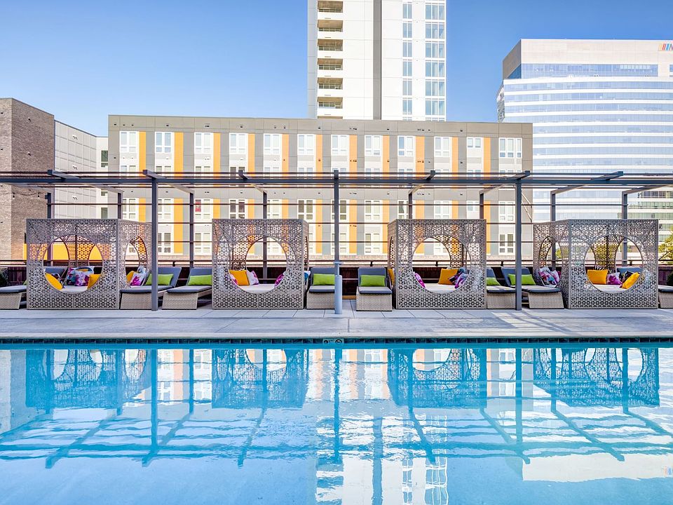 Resort-Inspired Pool with Cabanas
