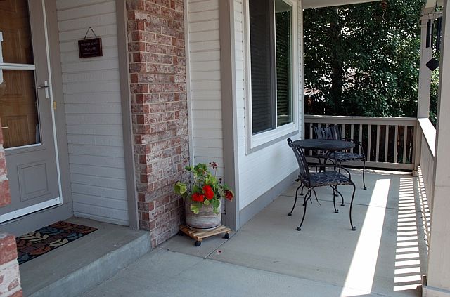 Spacious Front Porch