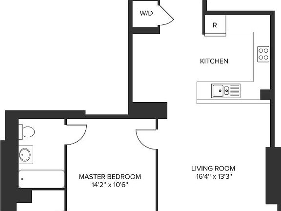 2nd image of 454 W 54th St APT 3Q