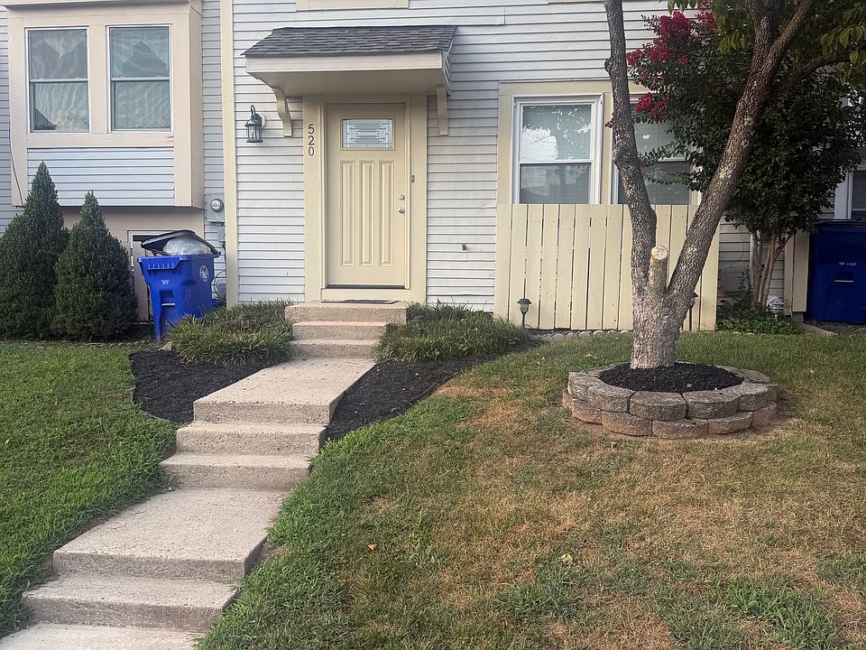 Front of townhome