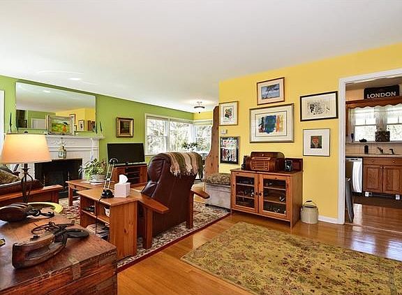 First Floor open concept is warm and cozy