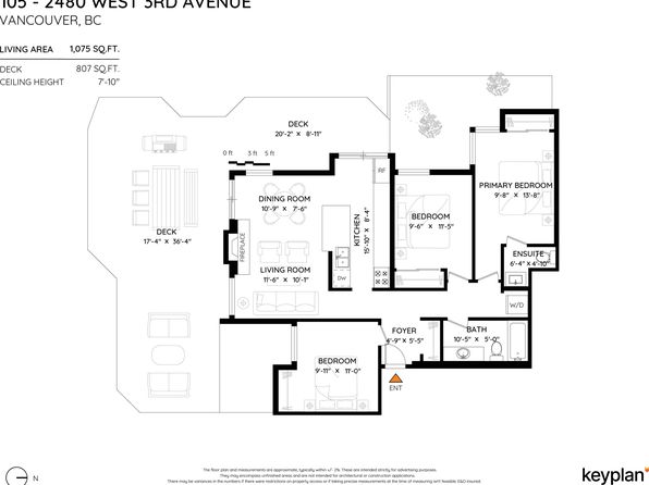 2480 W 3rd Ave #105, Vancouver, BC V6K 1L8