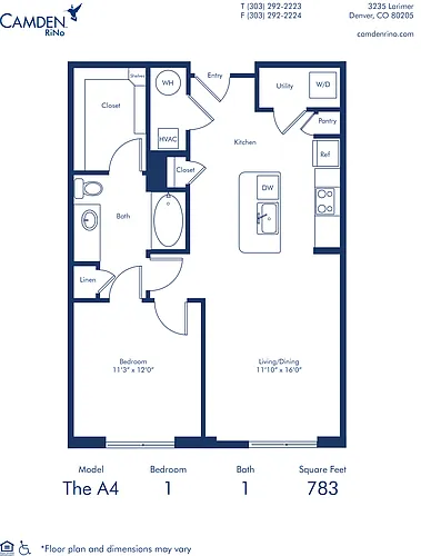 Floor plan The A4