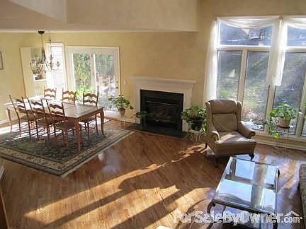 Living room & dining room