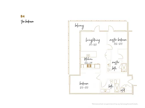 Floor plan B4