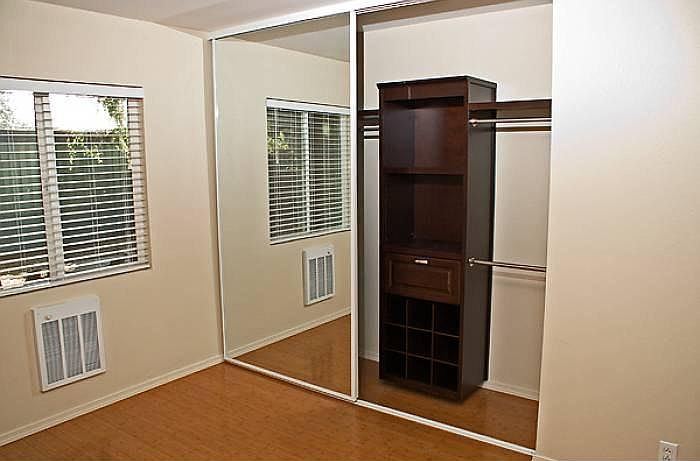 built-in closet organizer