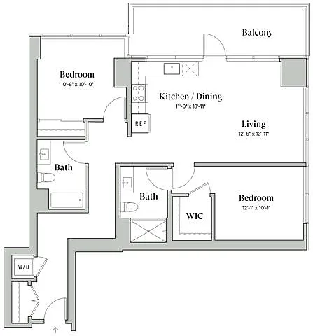 Floor plan D13