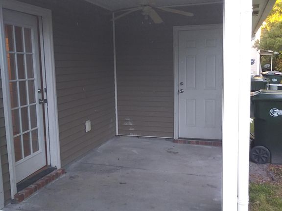 Screened porch and storage