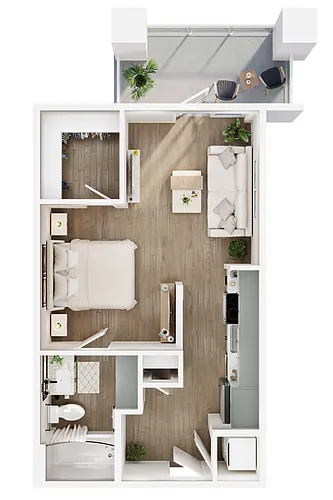 Floor plan S1B+
