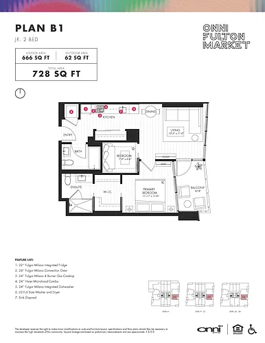 Floor plan Plan Jr. B1