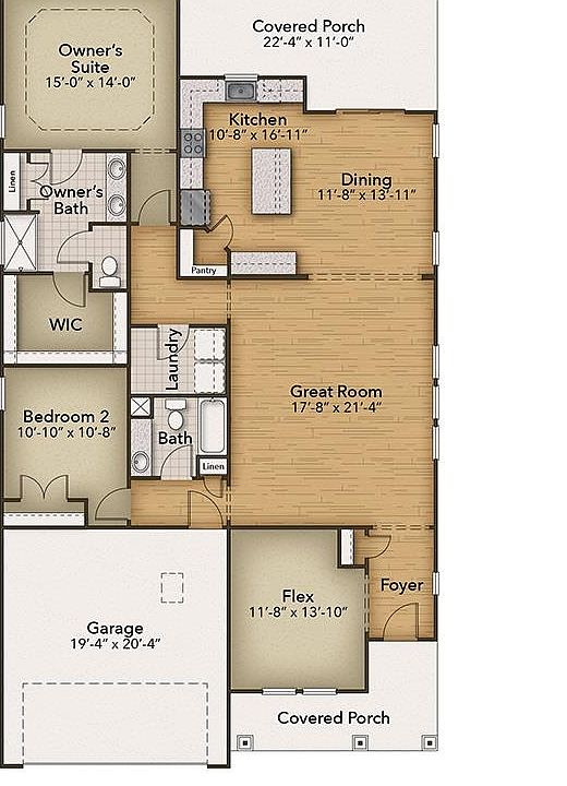 2nd image of 5027 Sundrop Ln. Lot 99 Waterside W-4 - Sunset Cove A