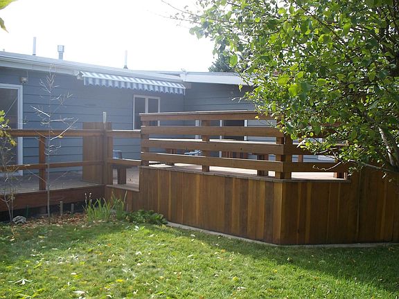 Rear deck