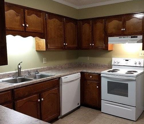 Brand new Kitchen with Ceramic Tile Floor