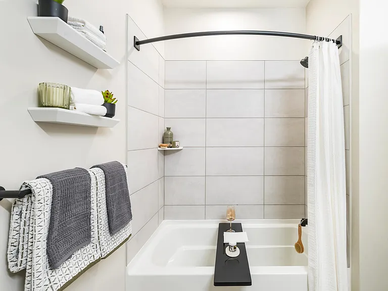 Crisp finishes and spa-inspired touches invite you to unwind, your way.