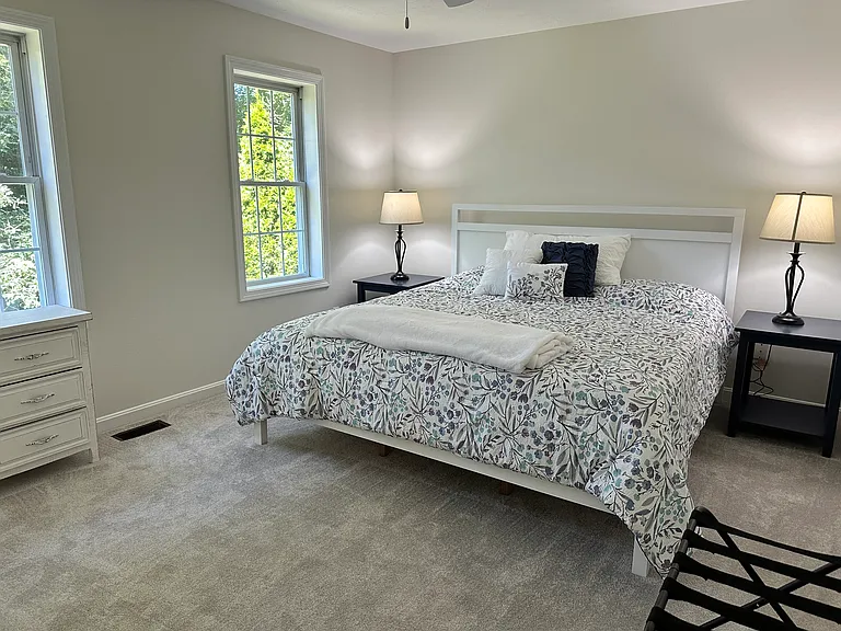 primary bedroom with King