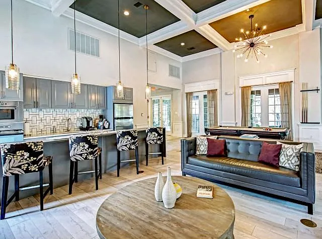 Club room With Chef's Kitchen