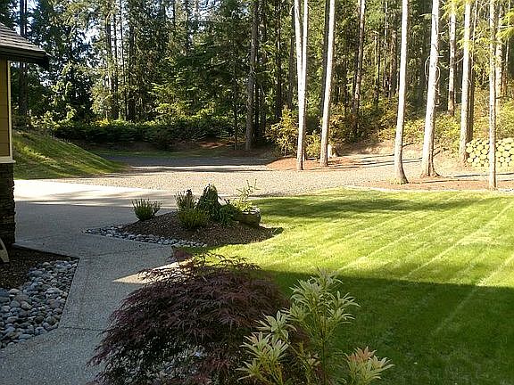 Created Circular Driveway