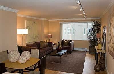 View of living area from kitchen