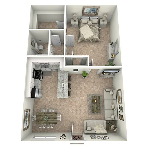 Floor plan 1X1