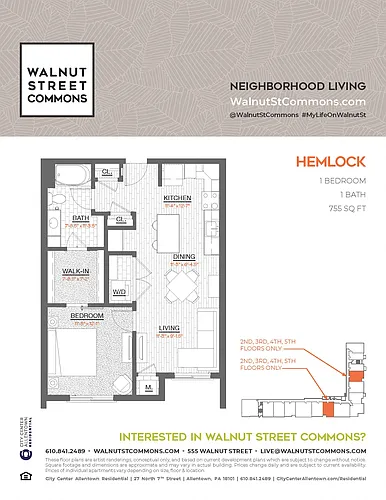 Floor plan Hemlock