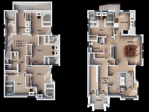 Floor plan 5 Bed 2.5 Bath