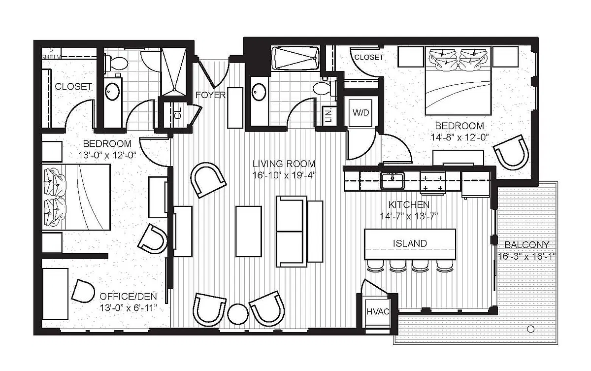 Floor plan Ellipse - Exhale