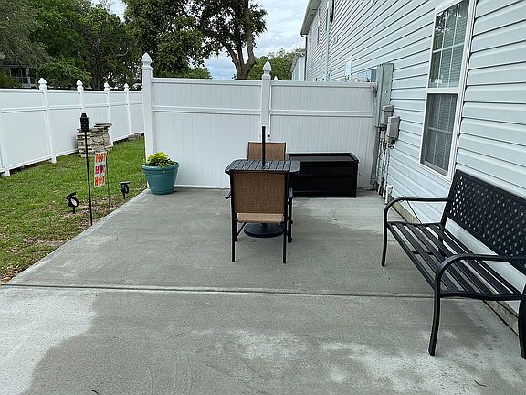 Brand new back patio
