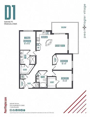 Floor plan D1