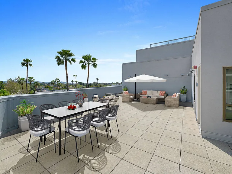 Terrace with immaculate views