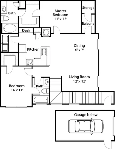 Floor plan B2